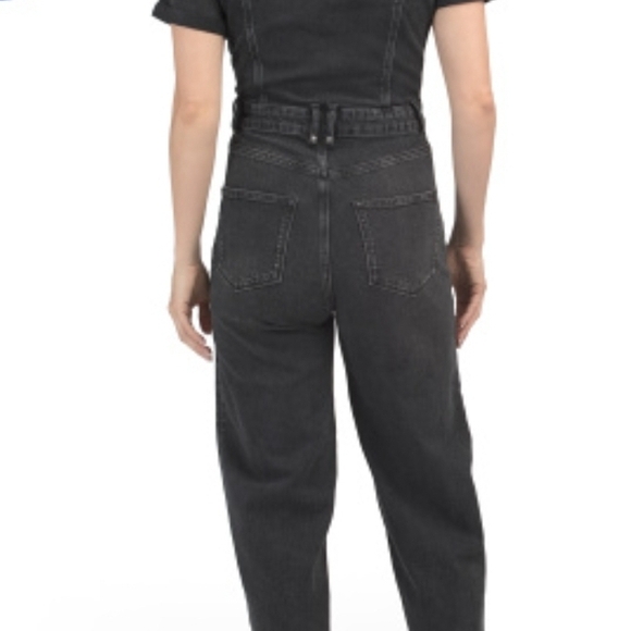 Paige Alexis Short Sleeve Jumpsuit in Dark Asphalt - NWT - Picture 3 of 12